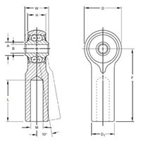 Aerospace - Ball Bearing Rod Ends - Rep-H-Series Line Drawing.JPG